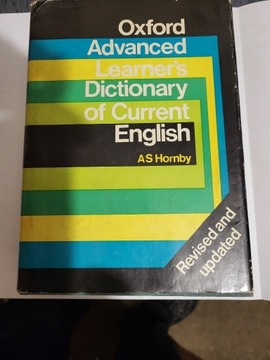 Oxford Adwanced Dictionary of Currrent English1981