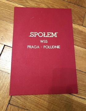 Teczka WSS Praga Południe Społem PRL