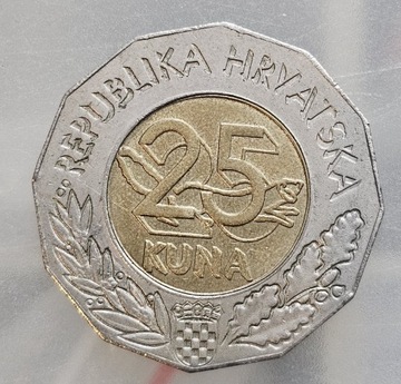 Chorwacja 25 Kuna 2000