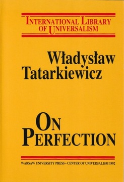 On Perfection; Władysław Tatarkiewicz