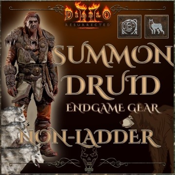 Diablo 2 Resurrected Zestaw Summon Druid D2R