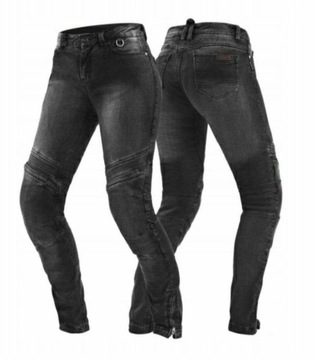 Spodnie jeansy motocyklowe Shima jess black 28 (M)