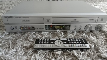 Magnetowid Nagrywarka Video Combo VHS DVD SAMSUNG DVD-VR320 6gł HiFi pilot 