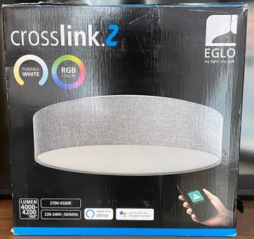 Lampa sufitowa LED 35W RGB Eglo Crosslink 