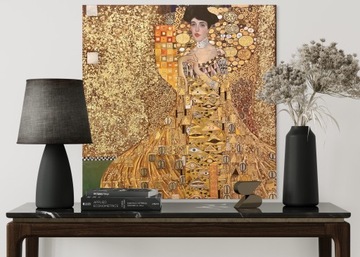 Obraz olejny kopia Gustaw Klimt „Dama w złocie”