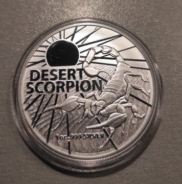 DESERT SCORPION - 1 OZ (srebro) 2022