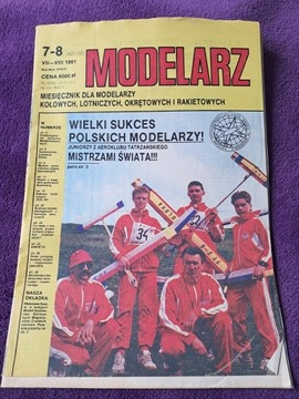 Czasopismo Modelarz 7-8/1991