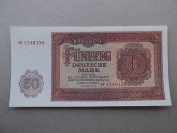 Niemcy NRD 50 marek 1955 ser.EF UNC  