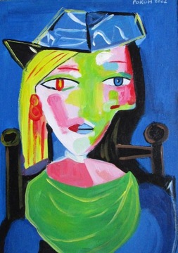 Pablo Picasso, Dziewczyna, 21x29,7 cm.