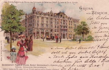 Szwajcaria. Grus aus Zurich - 1899 r.