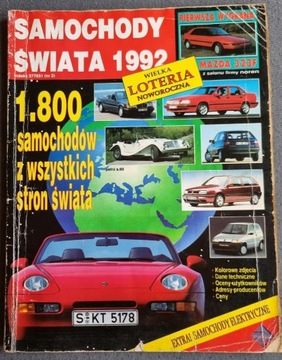 Samochody Świata 1992 - Katalog