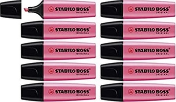 Stabilo BOSS EXECUTIVE marker, różowy 9sztuk