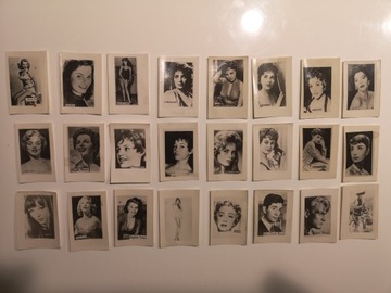 Kolekcja starych zdjęć gwiazdy aktorzy 24szt.
