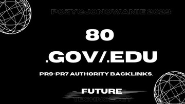 80 linków EDU/GOV  POZYCJONOWANIE 2023 