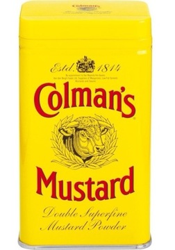 COLMAN'S musztarda ostra 100g! DUŻA PUSZKA COLMANS