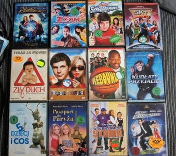 Filmy DVD kolekcja12 filmów dla dzieci i młodziezy