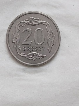 393 Polska 20 groszy, 1992