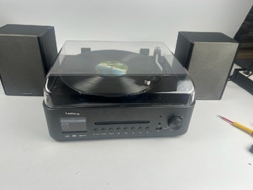Gramofon wieża z głośnikami lenco mc-460 dab/FM bt USB  CD 