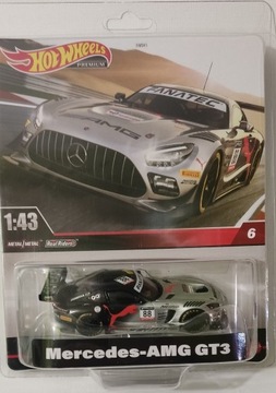 Hot Wheels Premium Mercedes AMG GT3 1:43