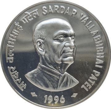 Indie 100 rupees 1996, Ag KM#288