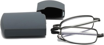 Hubeye Metalowe składane okulary do czytania 