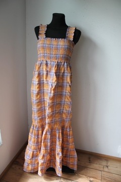 Only nowa sukienka maxi pomarańczowa rozmiar XS bawełna, wiskoza