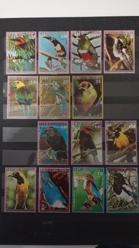 GWINEA RÓWNIKOWA_1974-76 r. fauna-ptaki, kolekcja.