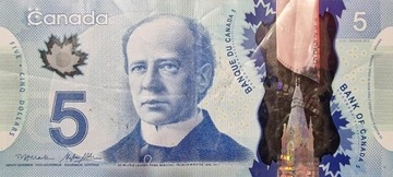 CANADA 5 Dollars banknot obiegowy