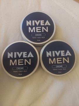 3x Nivea Men krem 75ml