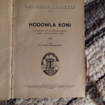 Prawocheński R. Hodowla koni t.1-3.