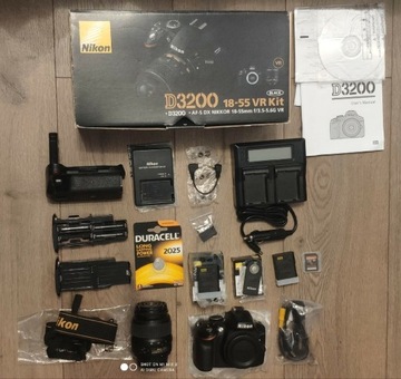 Nikon D3200 pełny zestaw