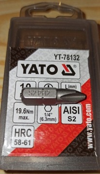Bity Yato PH2 1/4"x 25mm