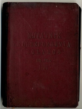 Notatnik korespondenta rolnego na rok 1957