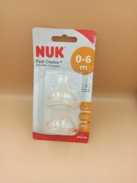 NUK First Choice smoczki rozmiar S 0-6m