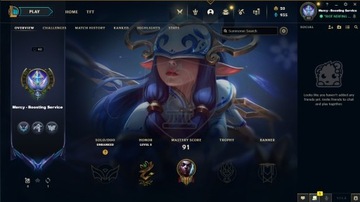 Konto League of Legends Last Season Diament 4 EUNE