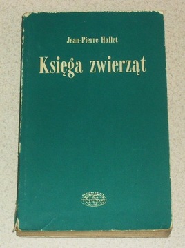 Książka 'Księga Zwierząt' Jean-Pierre Hallet