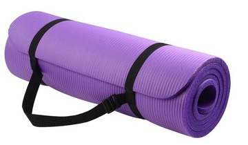 Mata do ćwiczeń FITNESS JOGI YOGA, gruba 1,5cm