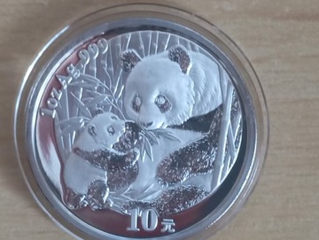 Panda 2005 uncja oz srebra