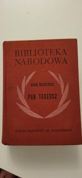 Pan Tadeusz Biblioteka Narodowa 1968, tylko 30000