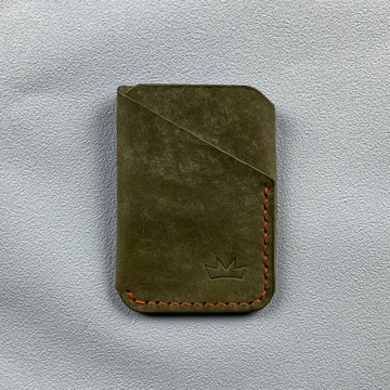 Skórzany Handmade - Cardholder - Portfel na karty