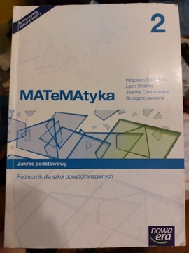 Matematyka 2 zakres podstawowy 