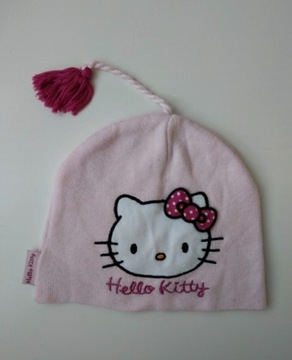 Czapka wiosenna hello kitty 1,5-4 lata