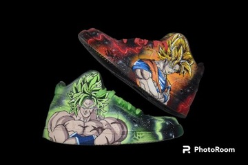 Buty Nike Court Borough Mid- Custom Goku&Broli DBZ