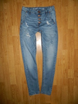 CUBUS tapered taylor spodnie jeansowe roz XS