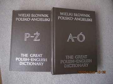 Wielki Słownik Polsko-Angielski  2-tomy