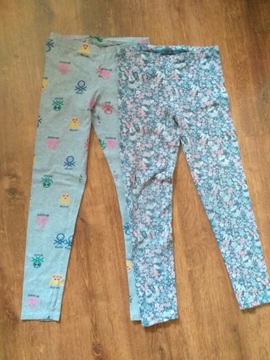 Benetton, Cotton on legginsy 128