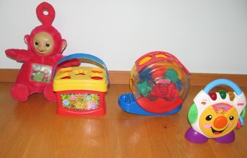 Zabawki zestaw 4 Fisher Price dziecko