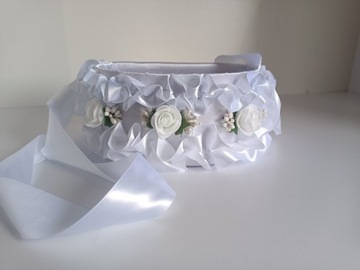 Koszyk do sypania kwiatów Kwitków biały