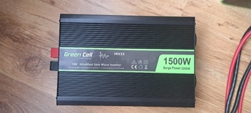 Green Cell 12V na 230V Modyfikowana sinusoida 1500