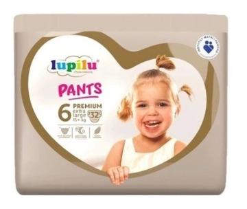 Pieluchomajtki Lupilu Premium 6 Pants 15+kg 32 szt